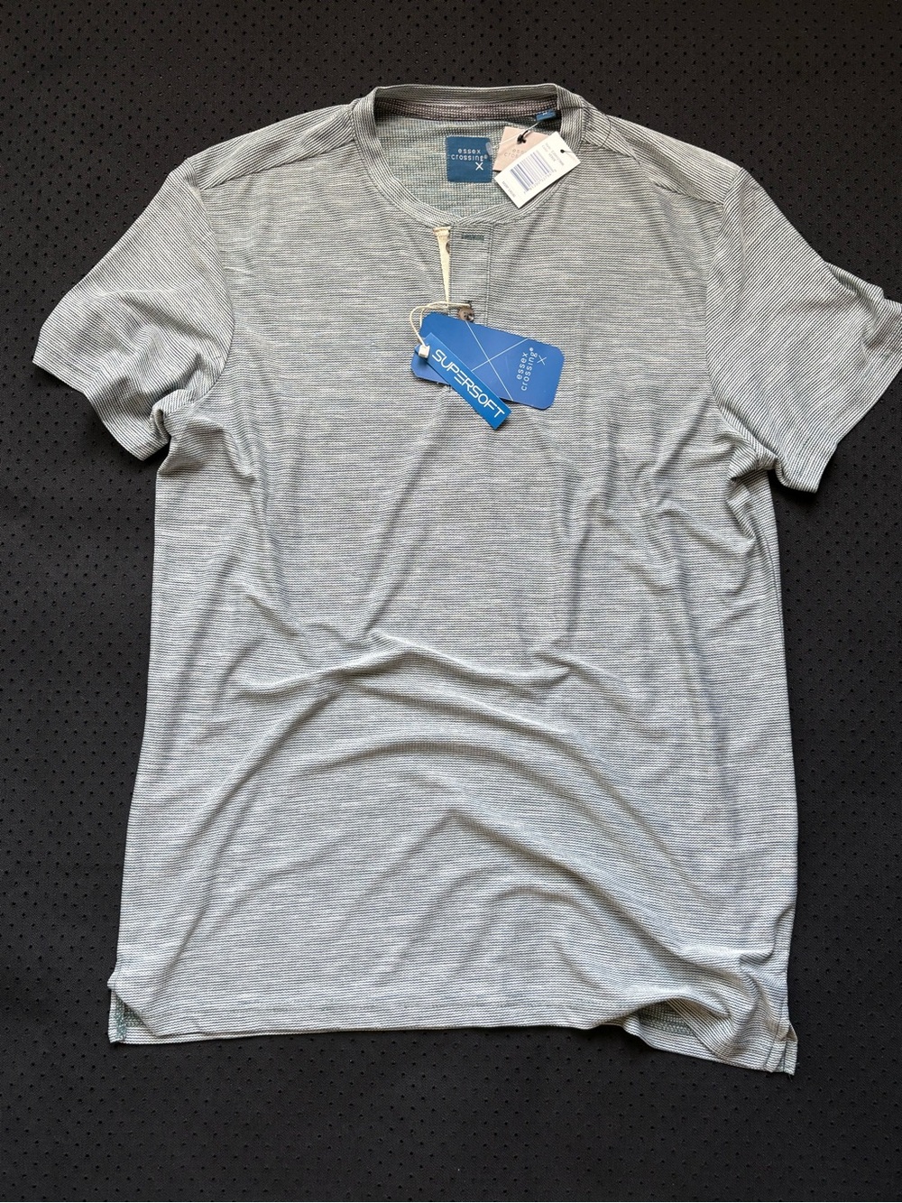NWT Essex Crossing $40 Men's Light Heather Gray Short-Sleeve Crew Tee